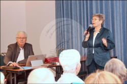 07.09.2019, Frau Astrid Voß übermittelt Glückwünsche vom „Gemeinnützigen Verein für Warnemünde e.V.“